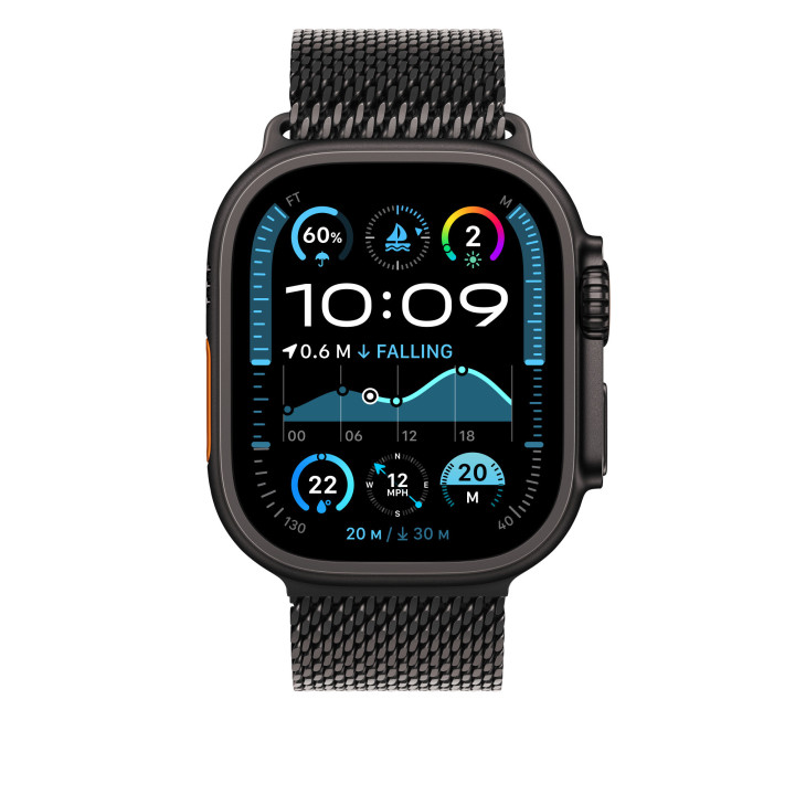 Apple MXKF3ZM/A accessoire intelligent à porter sur soi Bande Noir Titane