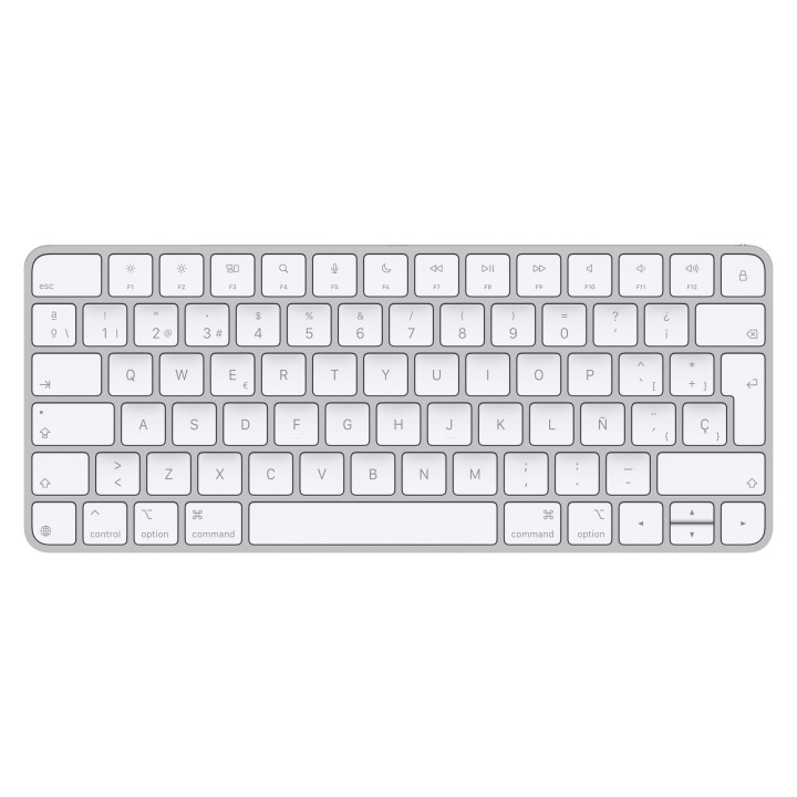 Apple Magic clavier Universel USB + Bluetooth QWERTY Espagnole Blanc