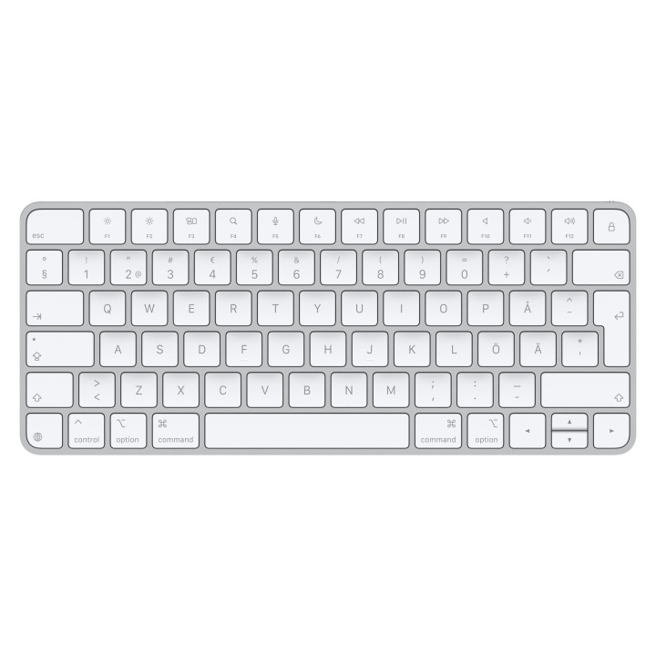 Apple Magic clavier Universel USB + Bluetooth QWERTY Finlandais, Suédois Blanc