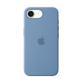 Apple Coque en silicone pour iPhone 16e – Bleu d’hiver