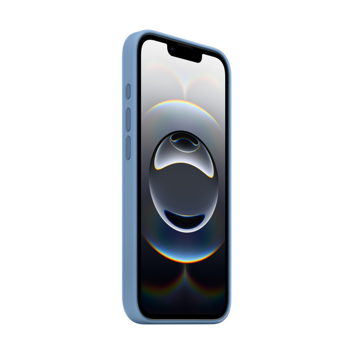 Apple Coque en silicone pour iPhone 16e – Bleu d’hiver