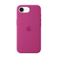 Apple Coque en silicone pour iPhone 16e – Fuchsia