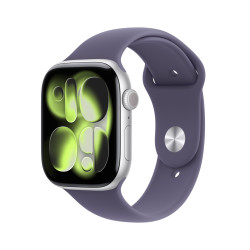 Apple Watch Series 11 OLED 46 mm Numérique 416 x 496 pixels Écran tactile 5G Argent Wifi GPS (satellite)