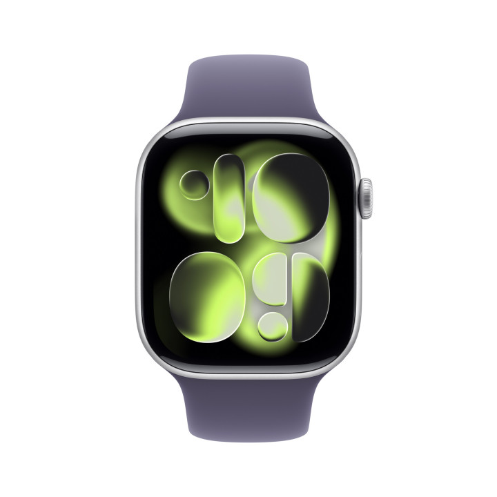 Apple Watch Series 11 OLED 46 mm Numérique 416 x 496 pixels Écran tactile 5G Argent Wifi GPS (satellite)