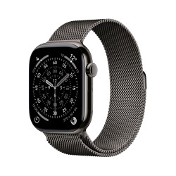Apple Watch Series 11 OLED 46 mm Numérique 416 x 496 pixels Écran tactile 5G Titane Wifi GPS (satellite)