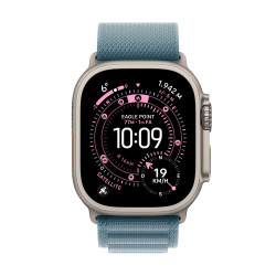 Apple Watch Ultra 3 OLED 49 mm Numérique 422 x 514 pixels Écran tactile 5G Titane Wifi GPS (satellite)