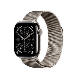 Apple Watch Series 11 OLED 42 mm Numérique 374 x 446 pixels Écran tactile 5G Titane Wifi GPS (satellite)