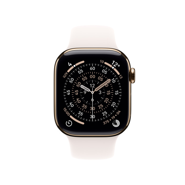 Apple Watch Series 11 OLED 42 mm Numérique 374 x 446 pixels Écran tactile 5G Titane Wifi GPS (satellite)