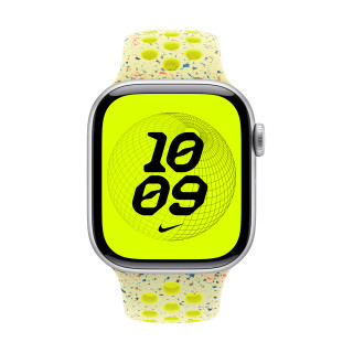 Apple MGA94ZM/A accessoire intelligent à porter sur soi Bande Jaune Aluminium, Fluoroélastomère