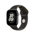 Apple MGAE4ZM/A accessoire intelligent à porter sur soi Bande Noir Aluminium, Fluoroélastomère