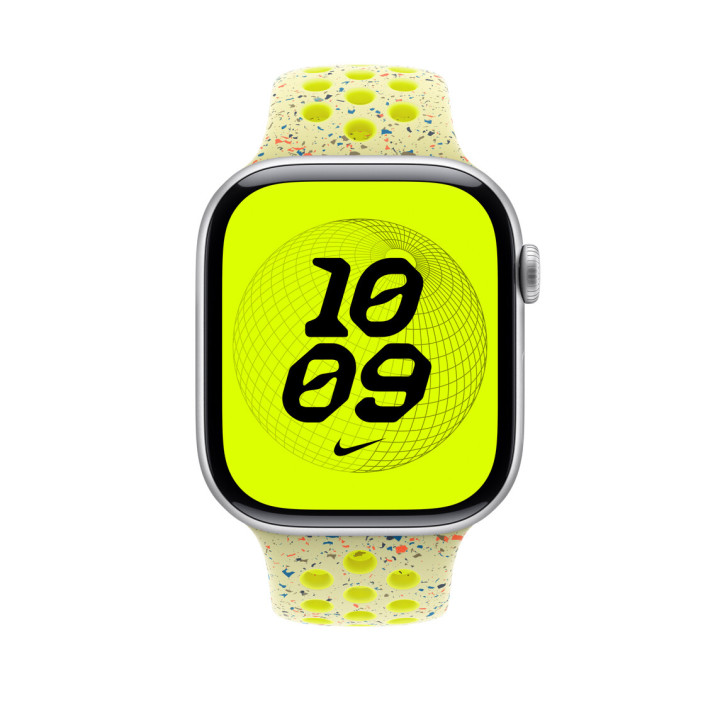 Apple MGC14ZM/A accessoire intelligent à porter sur soi Bande Jaune Aluminium, Fluoroélastomère