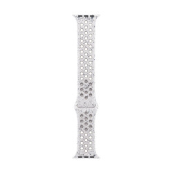 Apple Nike Sport Band Bande Gris Aluminium, Fluoroélastomère