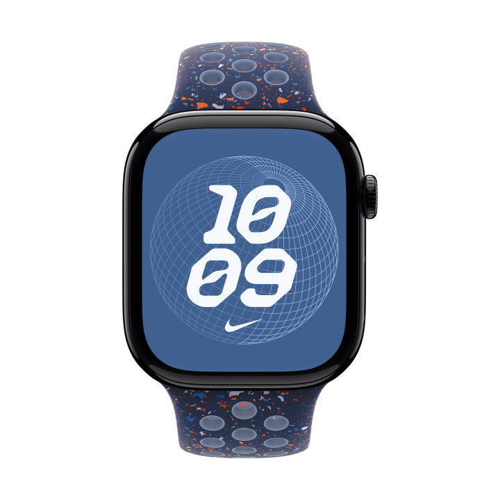 Apple Nike Sport Band Bande Bleu Aluminium, Fluoroélastomère