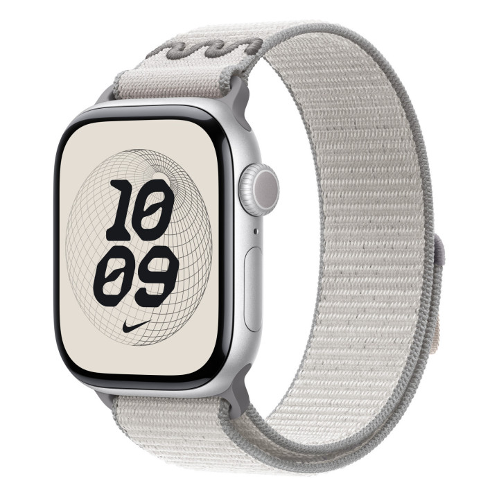Apple Nike Sport Loop Bande Gris Nylon, Polyester recyclé, Spandex