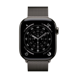 Apple MGJ14ZM/A accessoire intelligent à porter sur soi Bande Couleur ardoise Acier inoxydable
