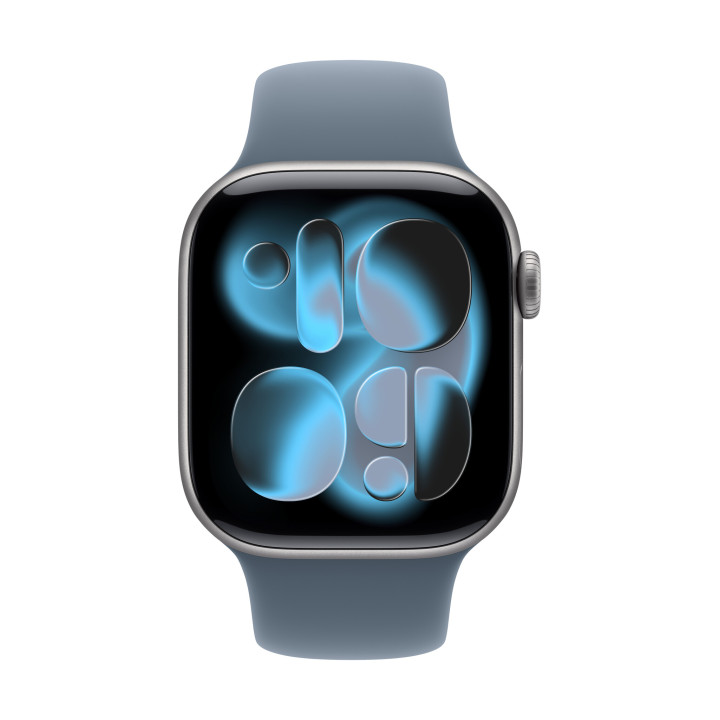 Apple MFGE4ZM/A accessoire intelligent à porter sur soi Bande Bleu Fluoroélastomère
