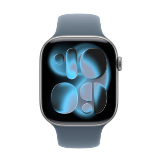 Apple MFGY4ZM/A accessoire intelligent à porter sur soi Bande Bleu Fluoroélastomère