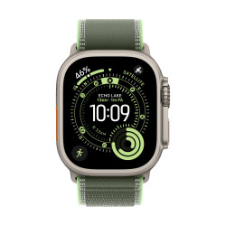 Apple MFT54ZM/A accessoire intelligent à porter sur soi Bande Vert Titane, Polyester, Spandex, Nylon