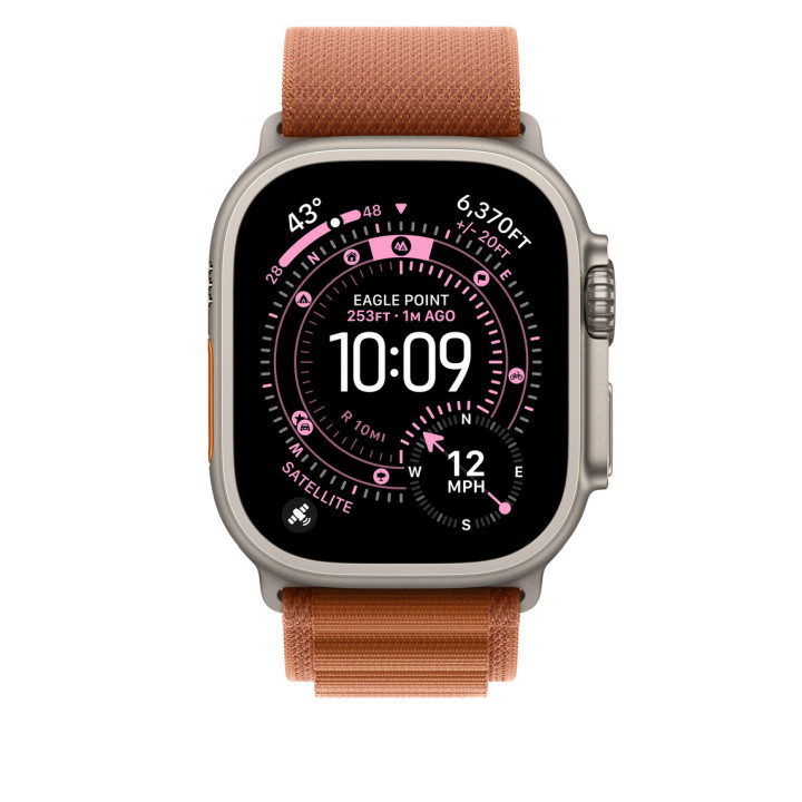 Apple MFTC4ZM/A accessoire intelligent à porter sur soi Bande Marron Titane, Polyester, Spandex