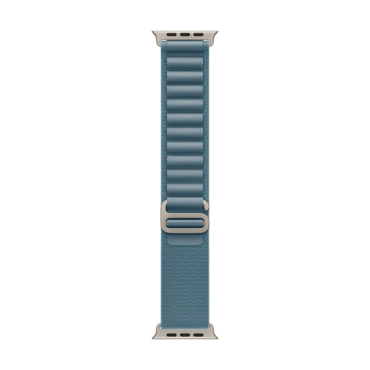 Apple MFTK4ZM/A accessoire intelligent à porter sur soi Bande Bleu Titane, Polyester, Spandex
