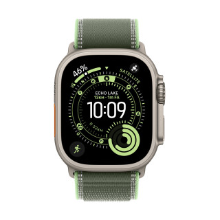 Apple MG9N4ZM/A accessoire intelligent à porter sur soi Bande Vert Titane, Polyester, Spandex, Nylon