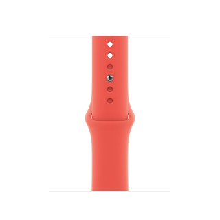 Apple 40mm Pink Citrus Sport Band - Regular Bande Rose Fluoroélastomère
