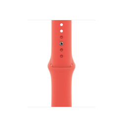 Apple 40mm Pink Citrus Sport Band - Regular Bande Rose Fluoroélastomère