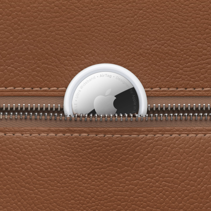Apple AirTag Article Recherche Argent, Blanc