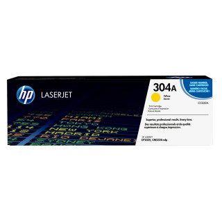 HP 304A toner LaserJet jaune authentique