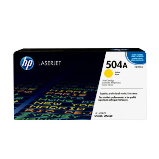 HP 504A toner LaserJet jaune authentique