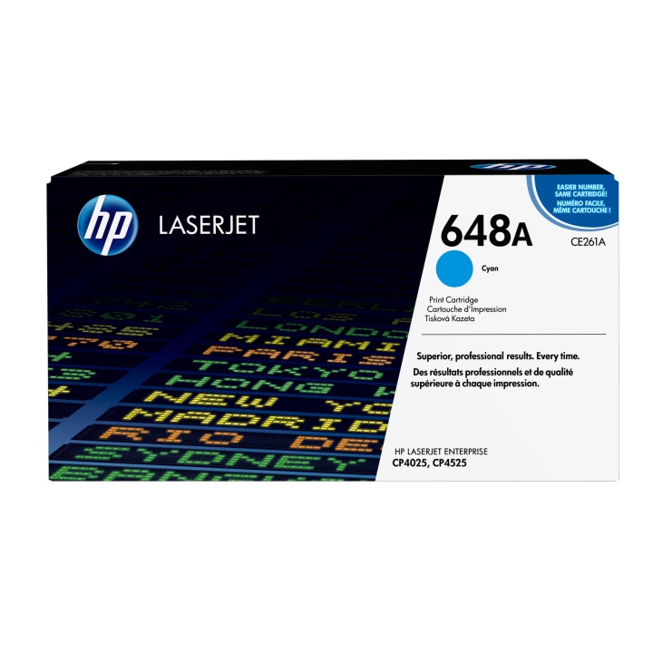 HP 648A toner LaserJet cyan authentique