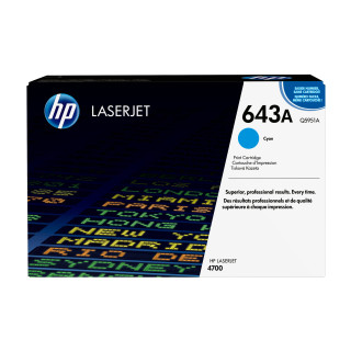 HP 643A toner LaserJet cyan authentique