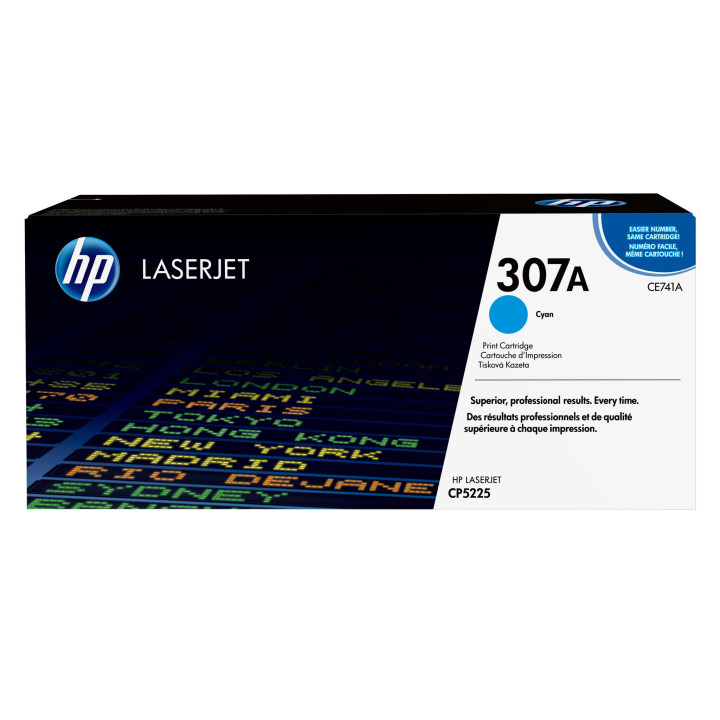 HP 307A toner LaserJet cyan authentique