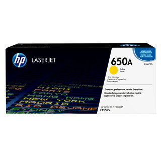 HP 650A toner LaserJet jaune authentique