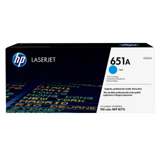 HP 651A toner LaserJet cyan authentique