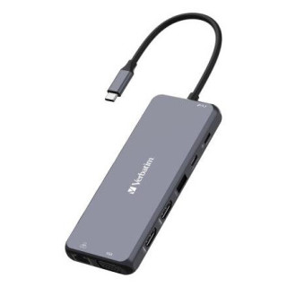 Verbatim 16105448 hub & concentrateur USB Type-C Gris