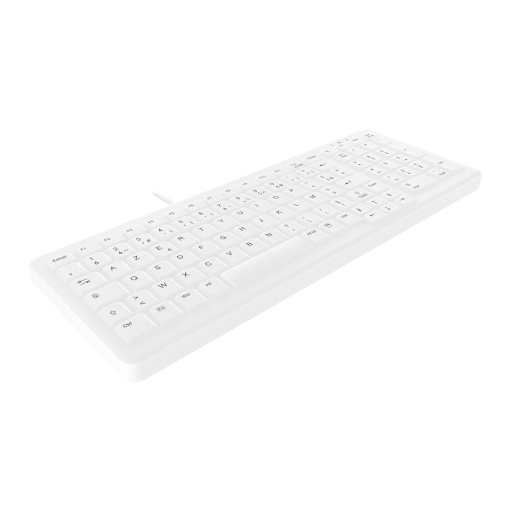 Contour Design Active Key Contour ClassicClean Clavier Médical Housse Amovible Compact Filaire Blanc C7000