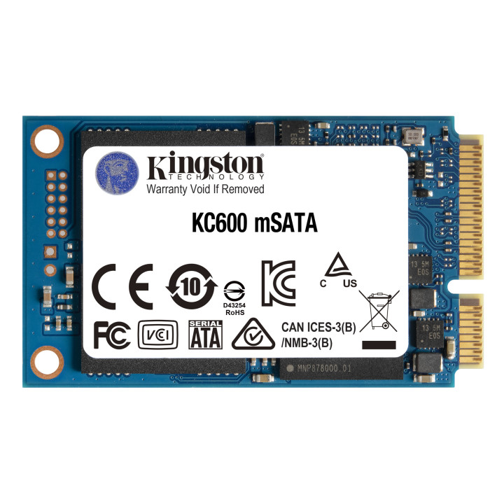 Kingston Technology SSD KC600 mSATA3 de 1 024 Go