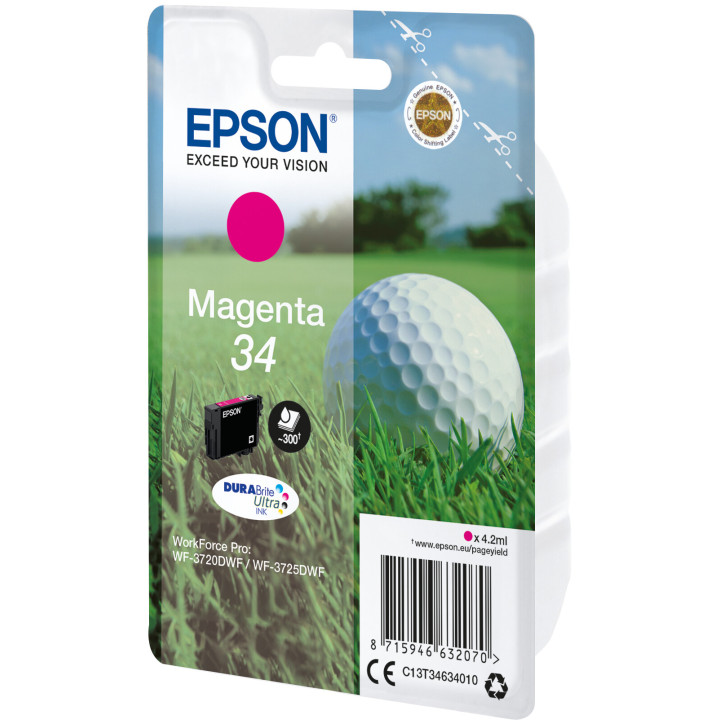 Epson Golf ball Encre magenta DURABrite Ultra Balle de golf 34