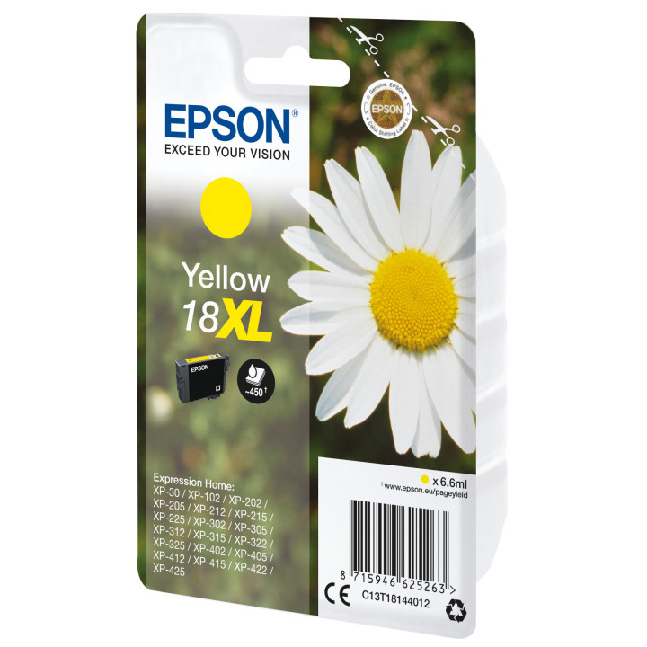 Epson Daisy Encre jaune Claria Home Pâquerette 18XL