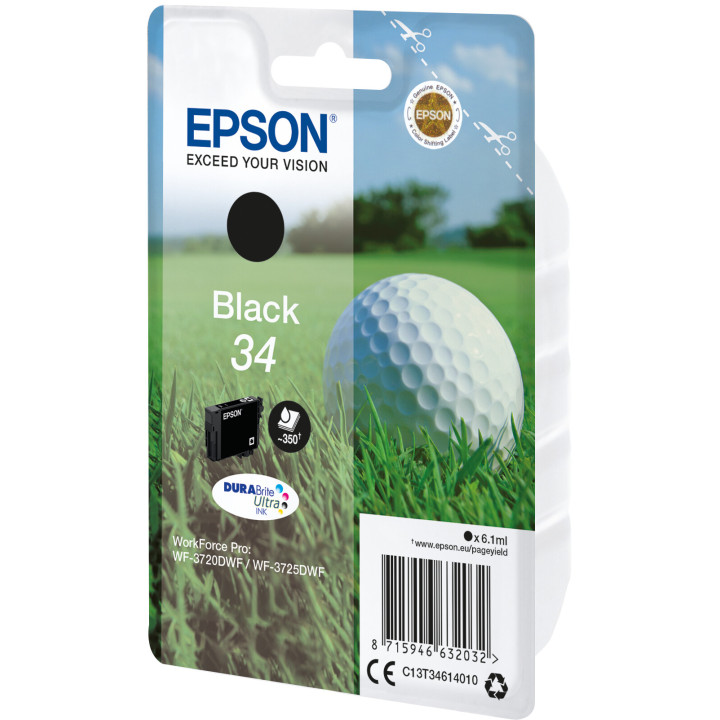 Epson Golf ball Encre noire DURABrite Ultra Balle de golf 34