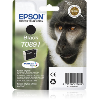 Epson Monkey Encre noire DURABrite Ultra Singe T0891