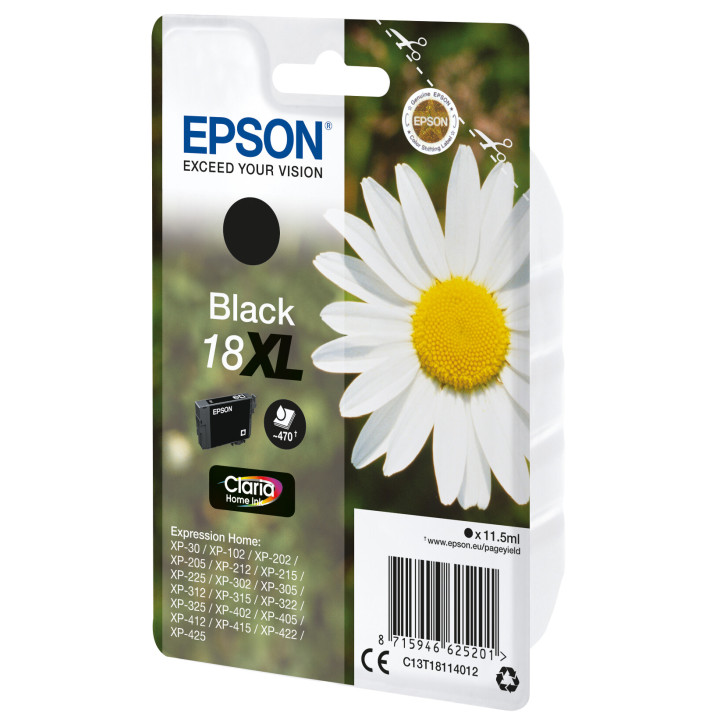 Epson Daisy Encre noire Claria Home Pâquerette 18XL