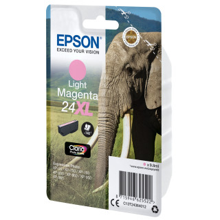 Epson Elephant Encre magenta clair Claria Photo HD Éléphant 24XL