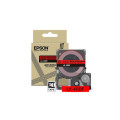 Epson Colour Tape – Fluorescent Red/Black 12mm(5m) – LK-4RBF