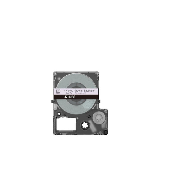 Epson Colour Tape – Lavender/Grey 12mm(8m) – LK-4UAS