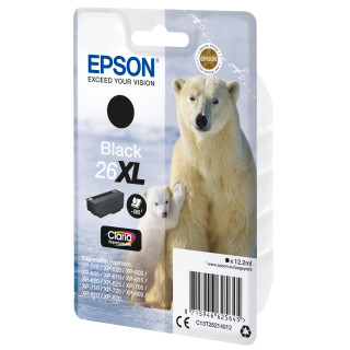 Epson Encre noire Claria Premium Ours Polaire 26XL
