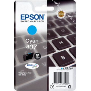 Epson Encre cyan DURABrite Ultra Clavier 407L