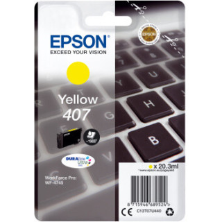 Epson Encre jaune DURABrite Ultra Clavier 407L