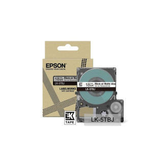 Epson Matte Tape – Clear/Black 18mm(8m) – LK-5TBJ